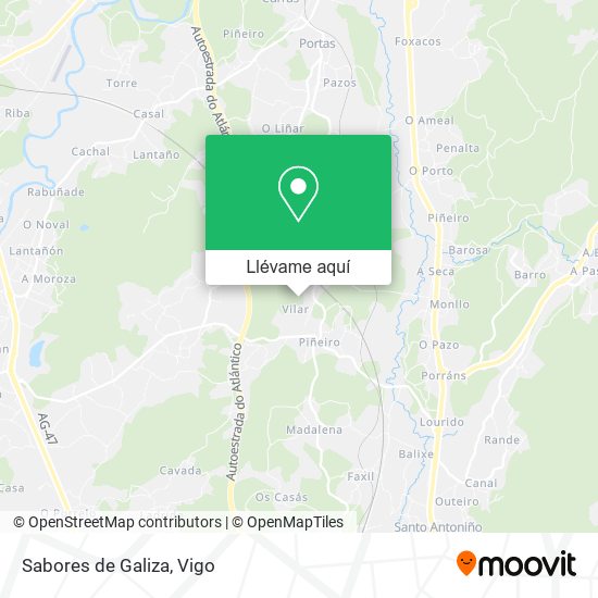 Mapa Sabores de Galiza