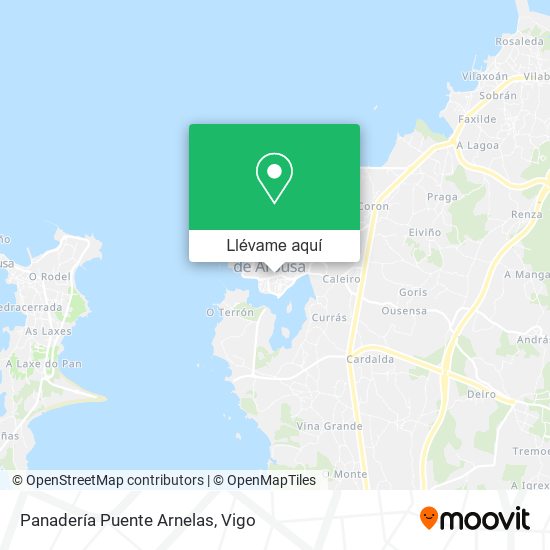 Mapa Panadería Puente Arnelas