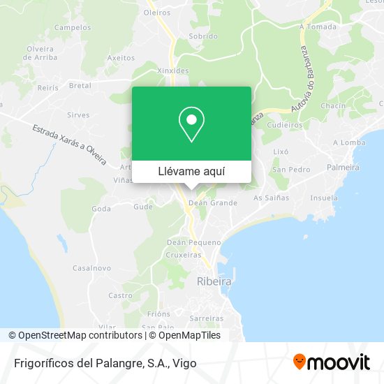 Mapa Frigoríficos del Palangre, S.A.