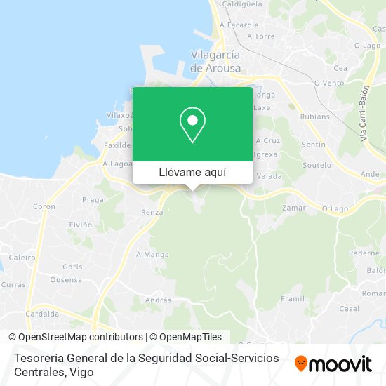 Mapa Tesorería General de la Seguridad Social-Servicios Centrales