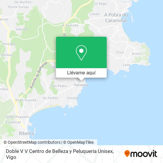 Mapa Doble V V Centro de Belleza y Peluquería Unisex