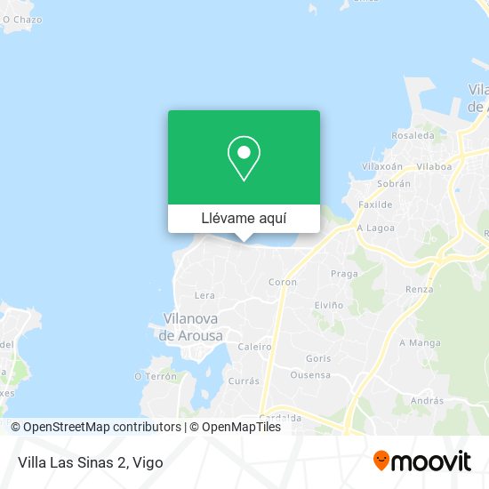 Mapa Villa Las Sinas 2