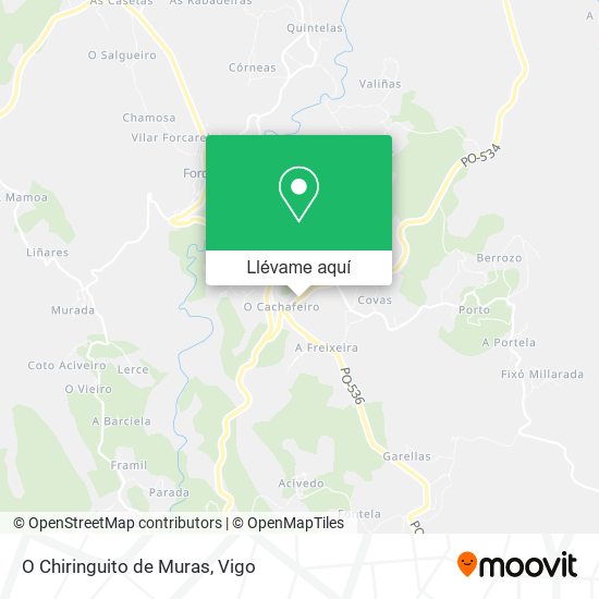 Mapa O Chiringuito de Muras
