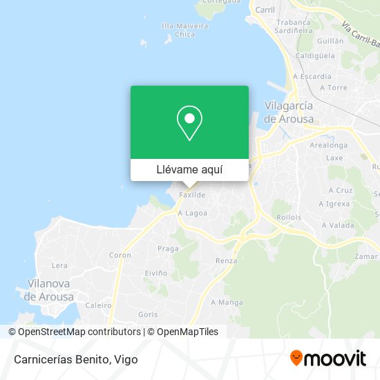 Mapa Carnicerías Benito