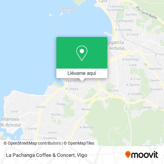 Mapa La Pachanga Coffee & Concert