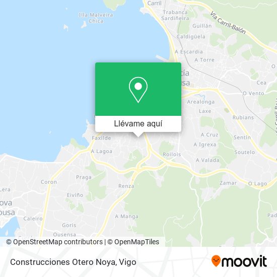 Mapa Construcciones Otero Noya