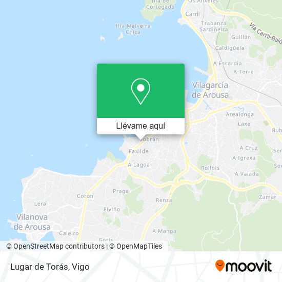 Mapa Lugar de Torás
