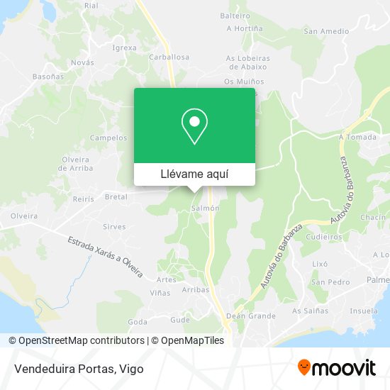 Mapa Vendeduira Portas
