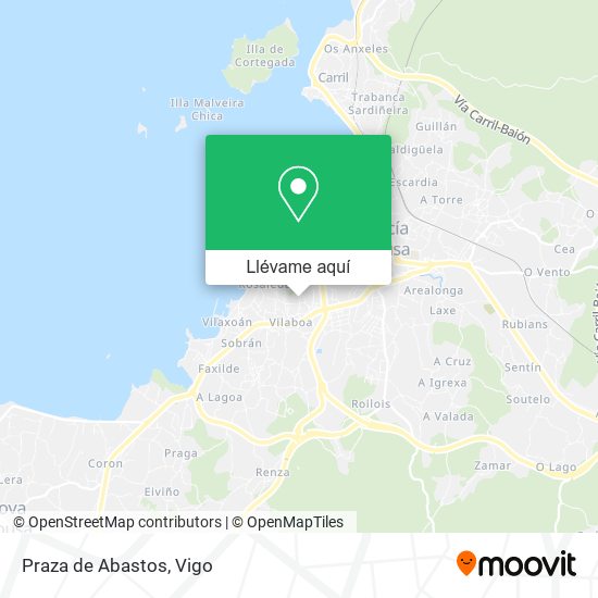 Mapa Praza de Abastos