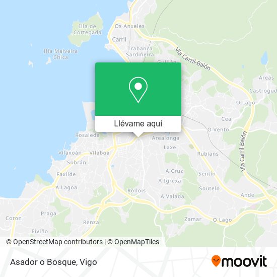 Mapa Asador o Bosque