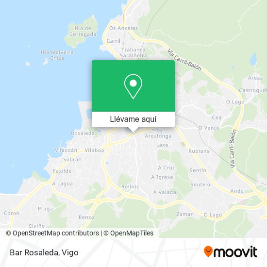 Mapa Bar Rosaleda