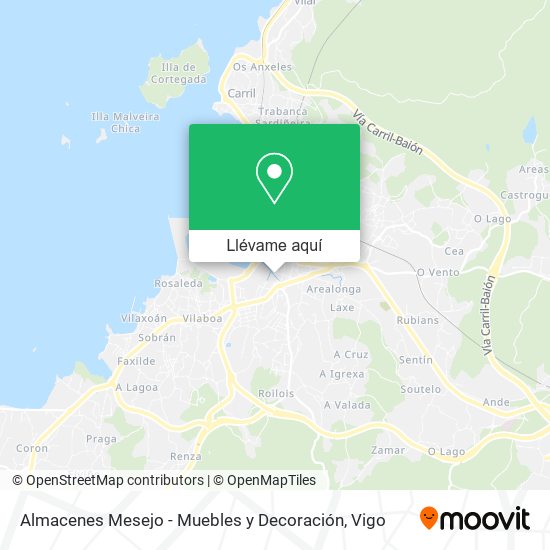 Mapa Almacenes Mesejo - Muebles y Decoración