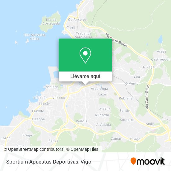 Mapa Sportium Apuestas Deportivas