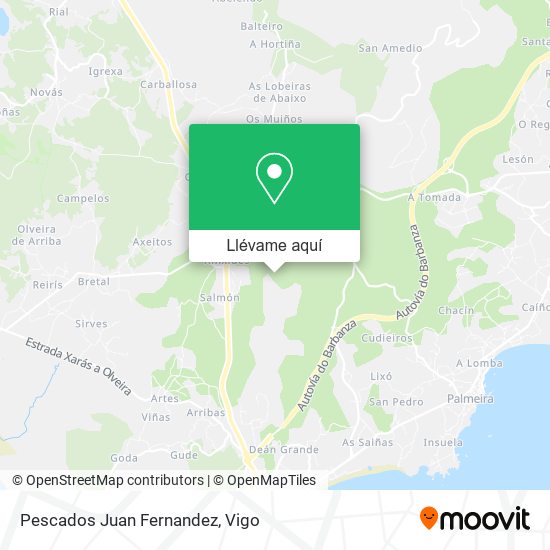 Mapa Pescados Juan Fernandez