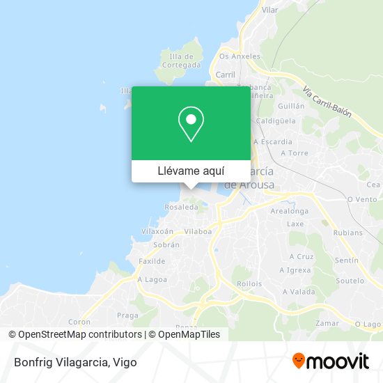 Mapa Bonfrig Vilagarcia