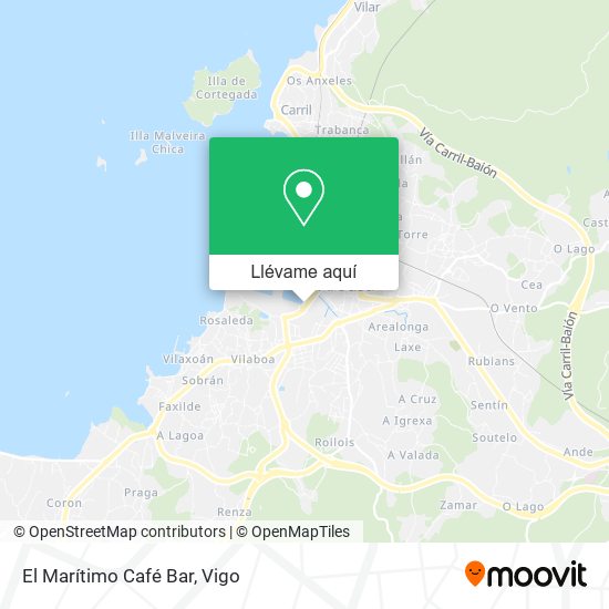 Mapa El Marítimo Café Bar
