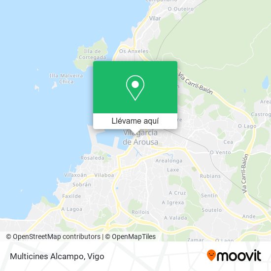 Mapa Multicines Alcampo
