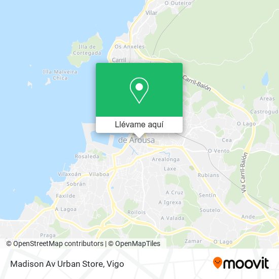 Mapa Madison Av Urban Store