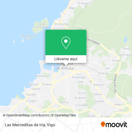 Mapa Las Merceditas de Iria