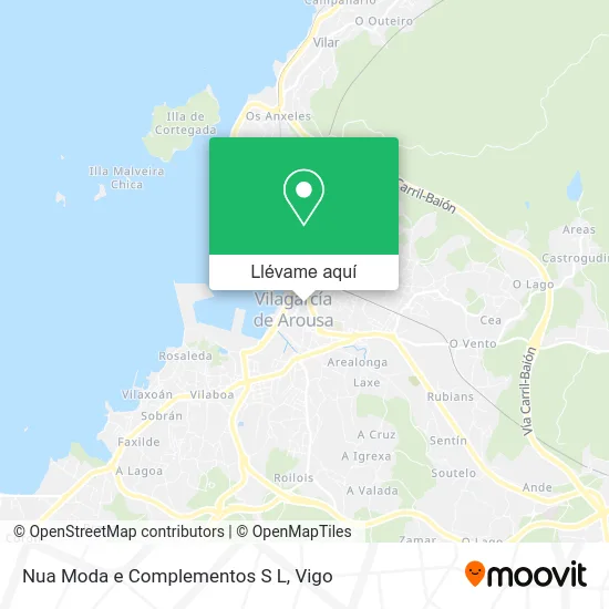 Mapa Nua Moda e Complementos S L