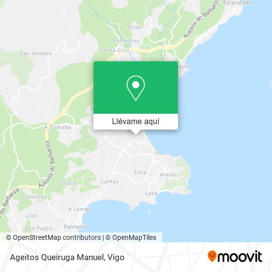 Mapa Ageitos Queiruga Manuel