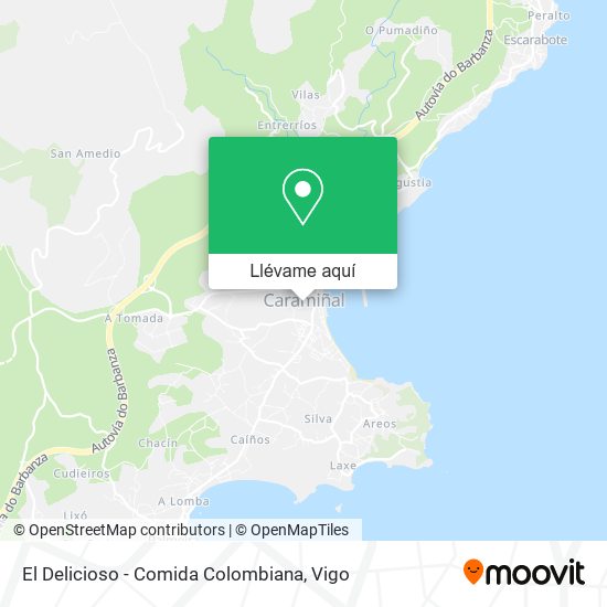Mapa El Delicioso - Comida Colombiana