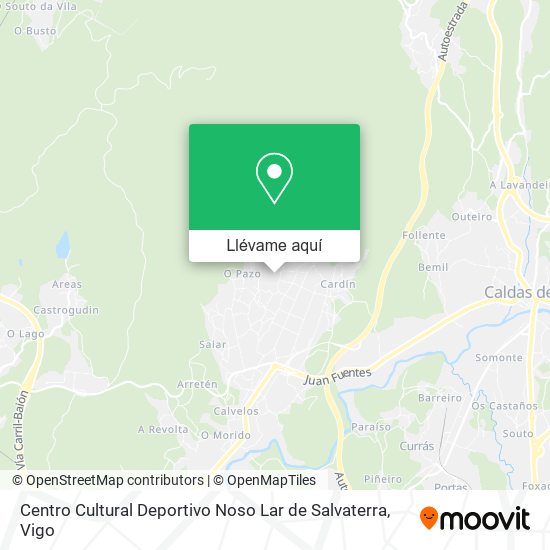 Mapa Centro Cultural Deportivo Noso Lar de Salvaterra