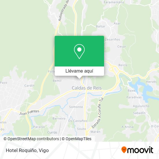 Mapa Hotel Roquiño