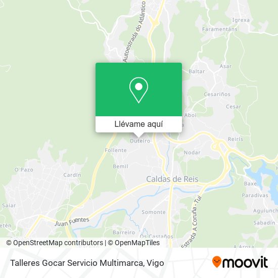 Mapa Talleres Gocar Servicio Multimarca
