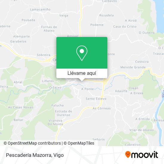 Mapa Pescadería Mazorra