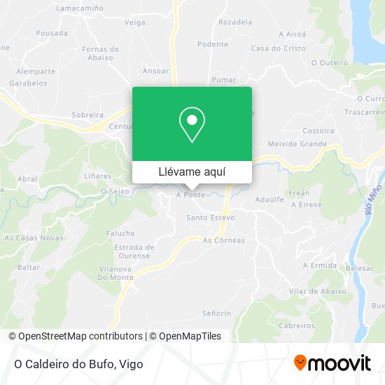 Mapa O Caldeiro do Bufo