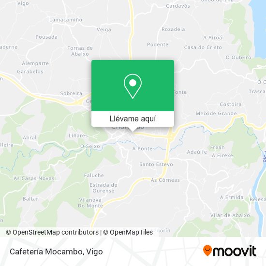 Mapa Cafetería Mocambo