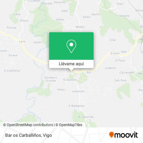 Mapa Bar os Carballiños