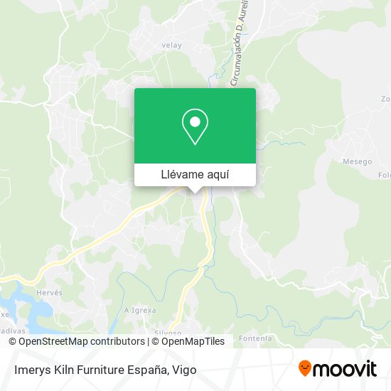 Mapa Imerys Kiln Furniture España