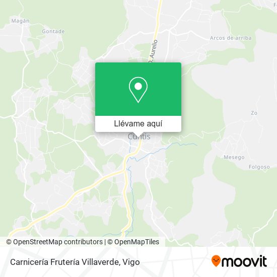 Mapa Carnicería Frutería Villaverde