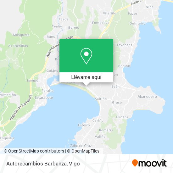 Mapa Autorecambios Barbanza