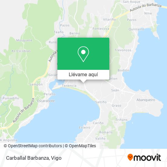 Mapa Carballal Barbanza