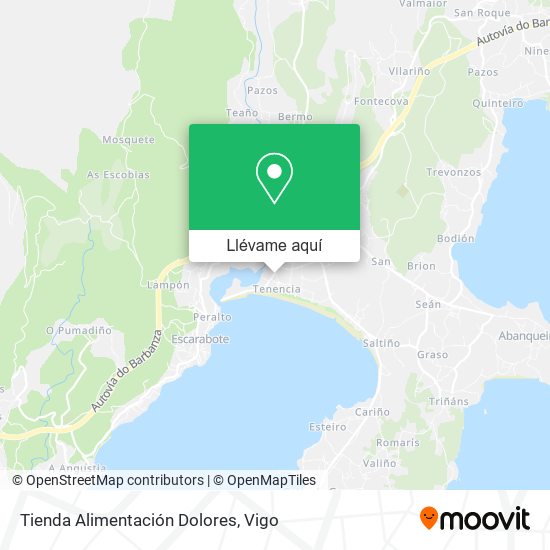 Mapa Tienda Alimentación Dolores