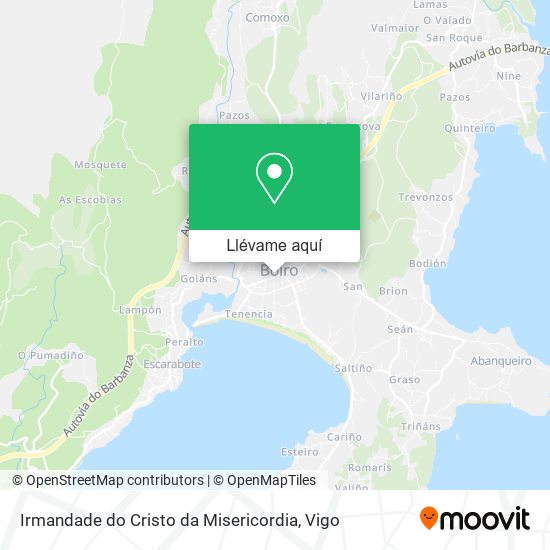 Mapa Irmandade do Cristo da Misericordia