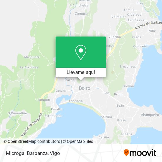 Mapa Microgal Barbanza