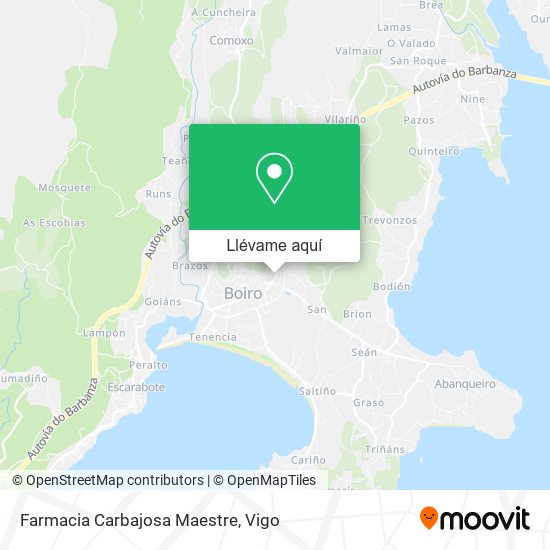 Mapa Farmacia Carbajosa Maestre