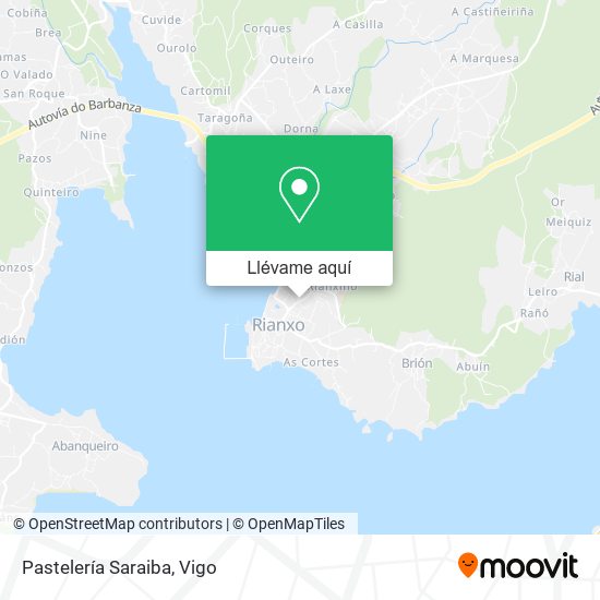 Mapa Pastelería Saraiba