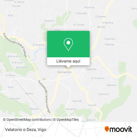 Mapa Velatorio o Deza