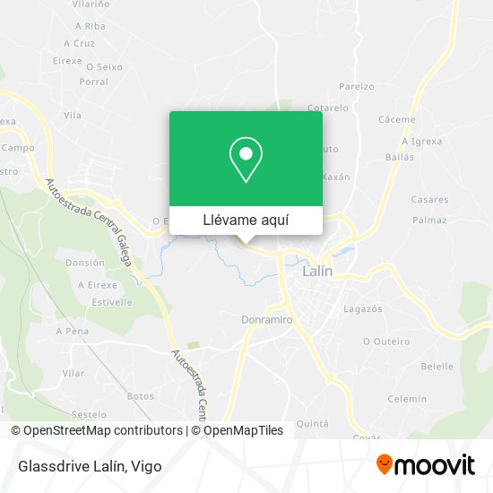 Mapa Glassdrive Lalín