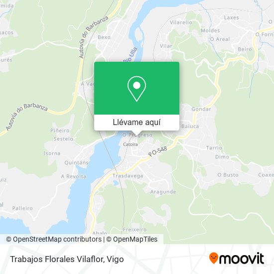 Mapa Trabajos Florales Vilaflor