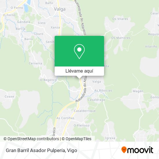 Mapa Gran Barril Asador Pulpería