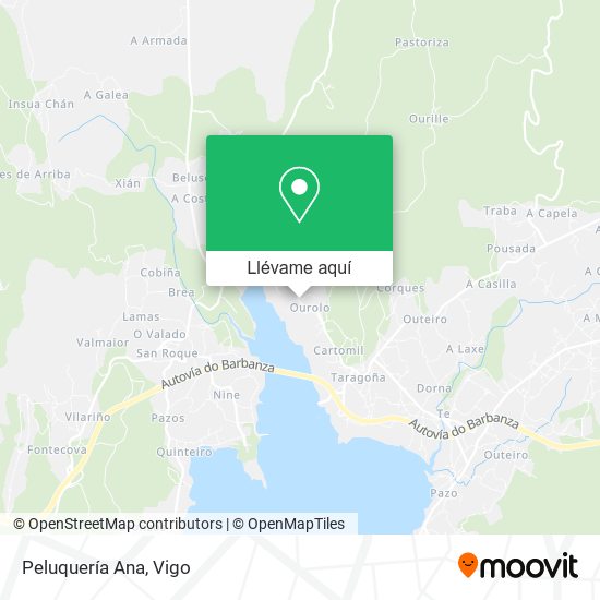 Mapa Peluquería Ana