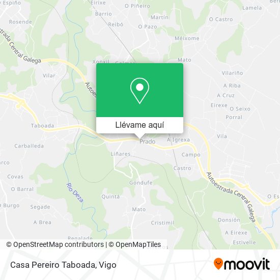 Mapa Casa Pereiro Taboada