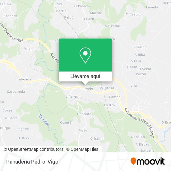 Mapa Panadería Pedro
