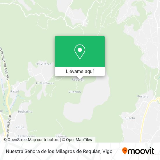 Mapa Nuestra Señora de los Milagros de Requián